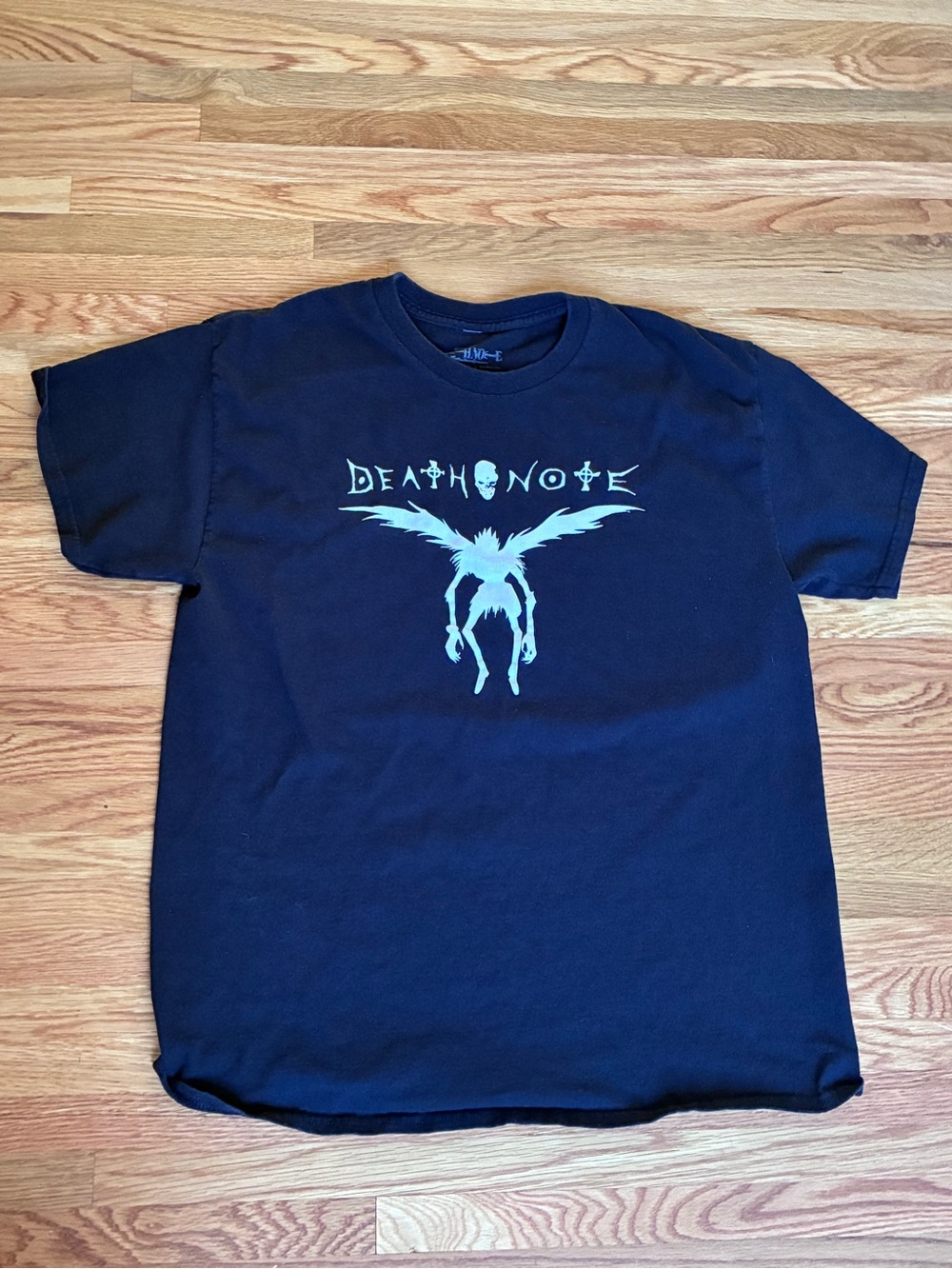 Men’s Black Death Note Graphic Short Sleeve Tee